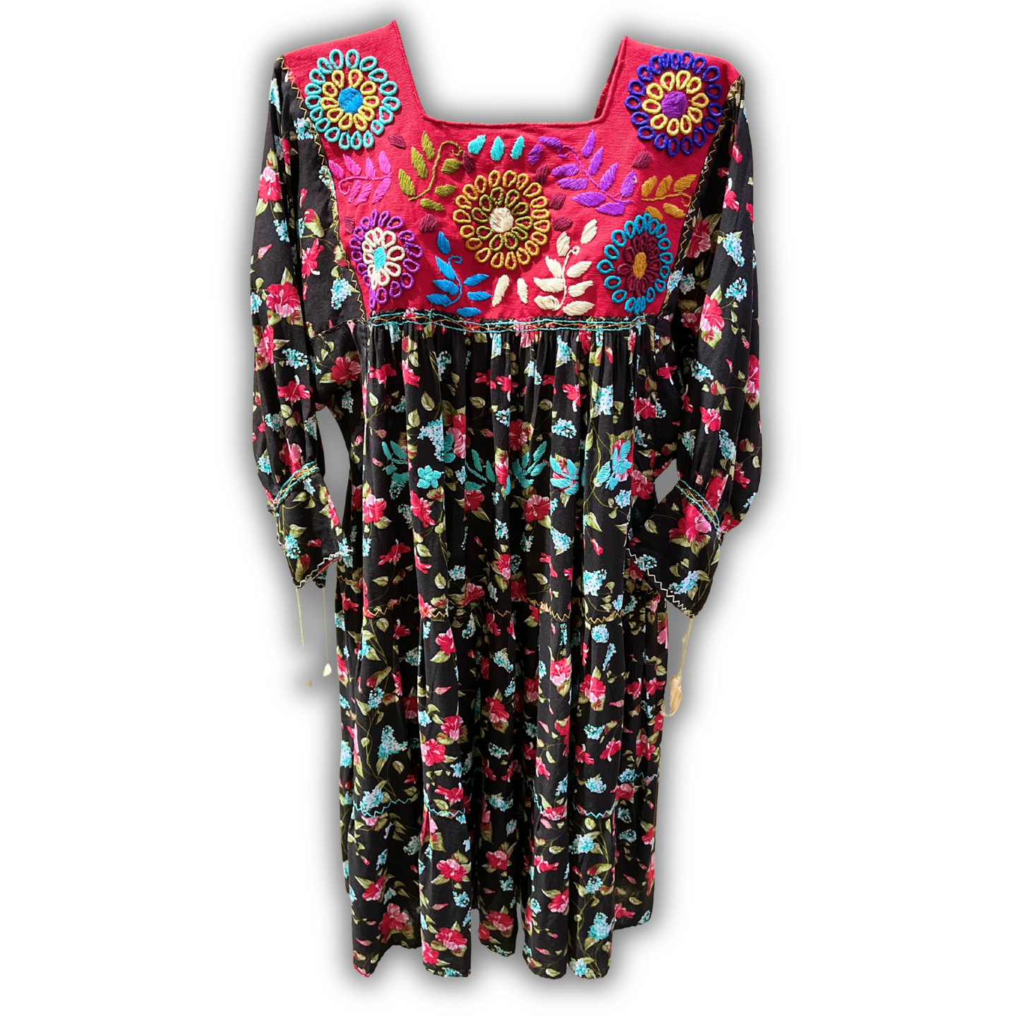 Amano Artesanías Vestido Manga Larga