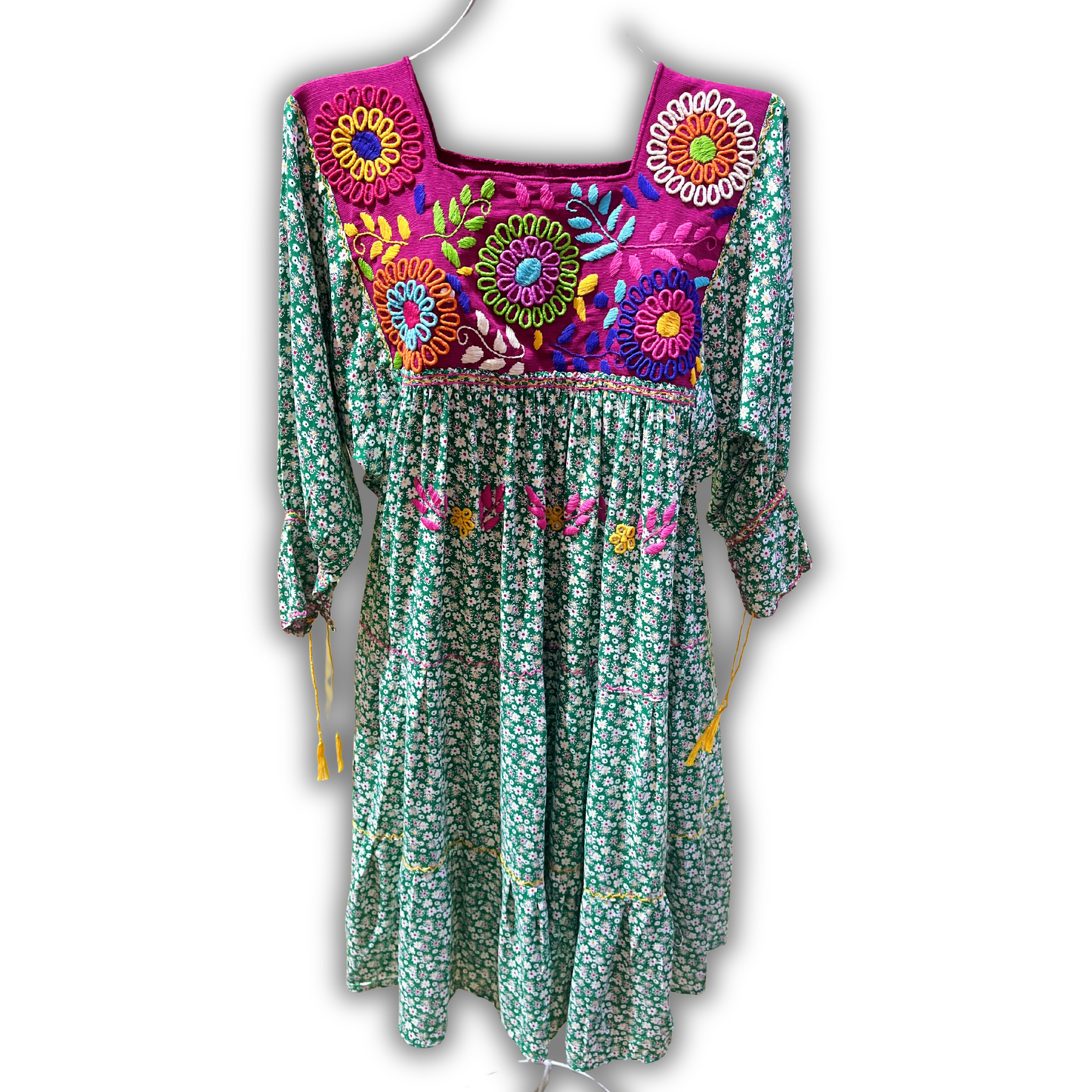 Amano Artesanías Vestido Manga Larga