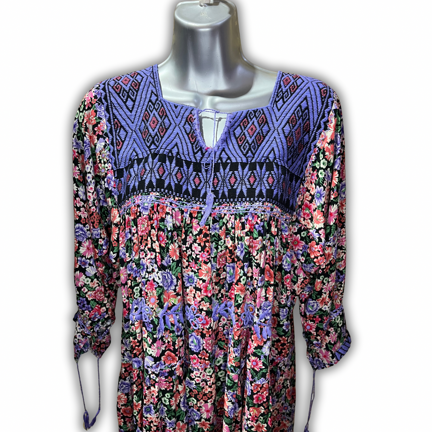 Amano Artesanías Vestido Manga Larga
