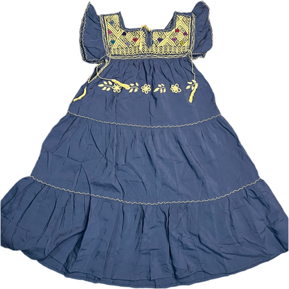 Vestido Amano Artesanías Pechera Telar de Cintura