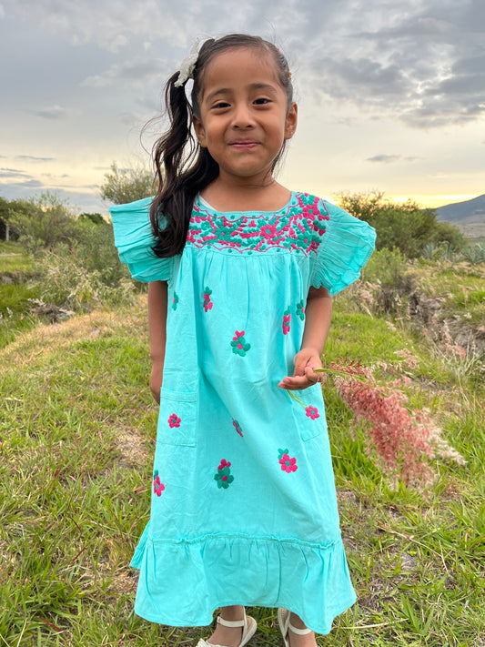 Amano Artesanías Vestido Floreado