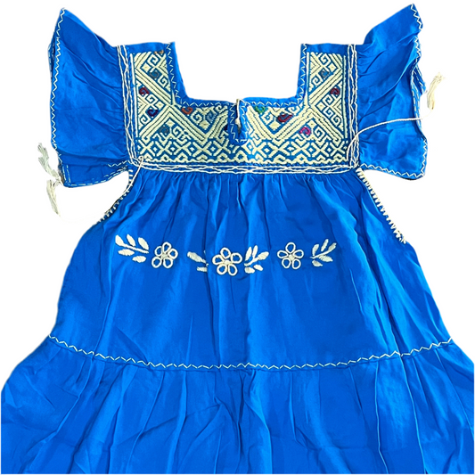 Vestido Amano Artesanías Pecho Telar de Cintura