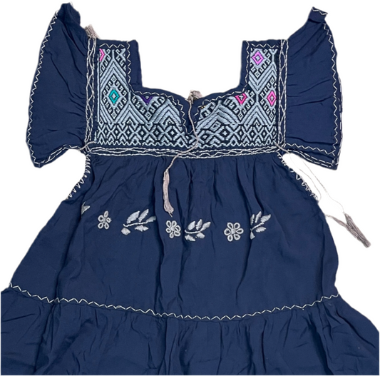 Vestido Amano Artesanías Pechera Telar de Cintura