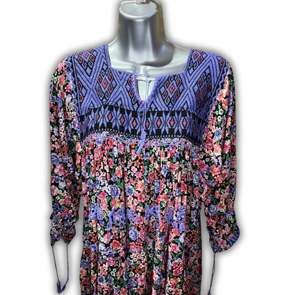 Amano Artesanías Vestido Manga Larga