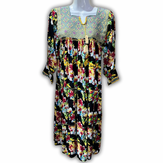 Amano Artesanías Vestido Manga Larga