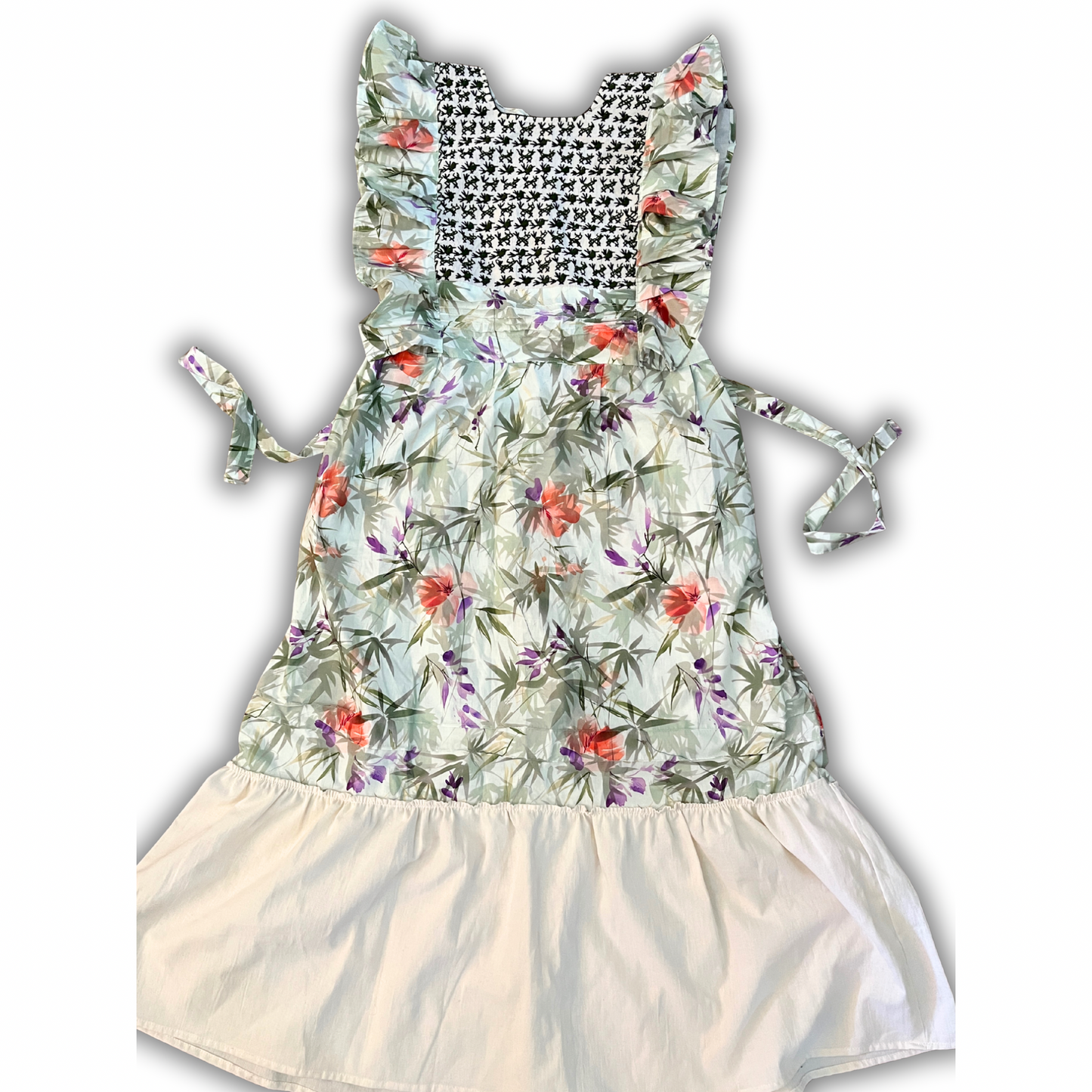 Amano Artesanías Vestido Manga Corta