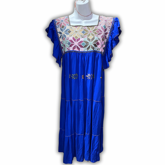 Amano Artesanías Vestido Manga Corta