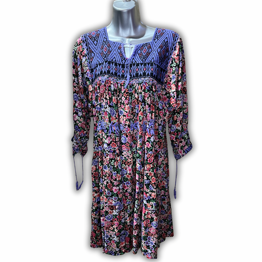 Amano Artesanías Vestido Manga Larga