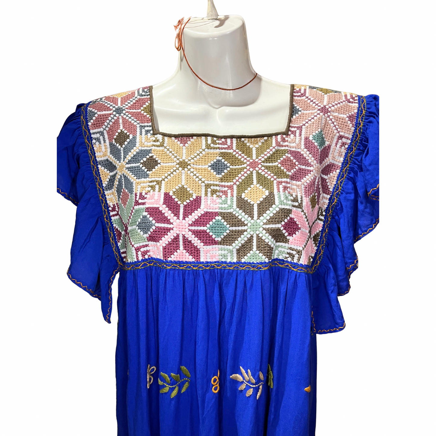 Amano Artesanías Vestido Manga Corta