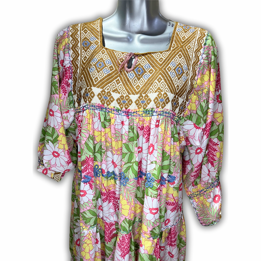 Amano Artesanías Vestido Manga Larga